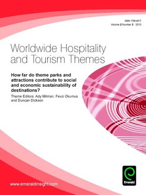 cover image of Worldwide Hospitality and Tourism Themes, Volume 2, Issue 3